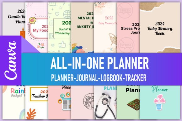 All-in-One Planner Canva KDP Interiors