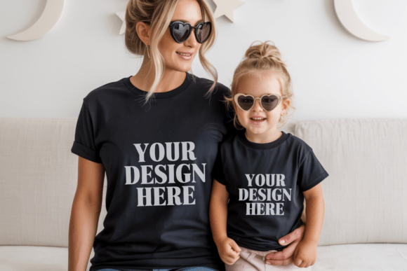 Bringing Your Kids' Apparel Designs to Life with the Gildan 5000B Siblings Mockup