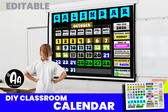 Classroom Calendar Set Weather Display: A Design Perspective