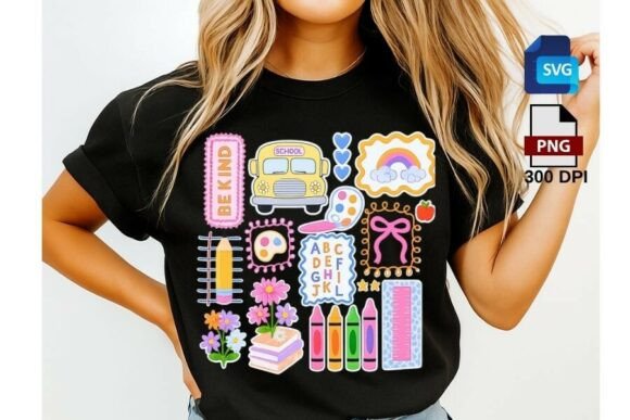 Elevating Educational Branding with the Kawaii Teacher PNG SVG Design, Be Kind B