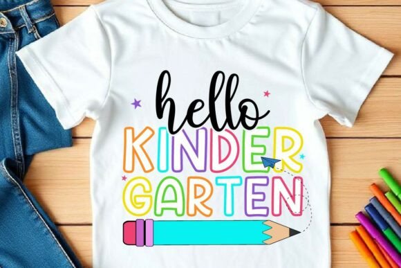 Hello Kindergarten SVG, School PNG: The Ultimate Digital Solution for a Memorable First Day