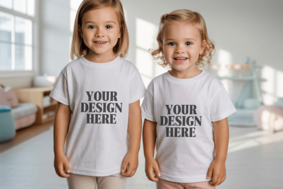 Kids Gildan 5000B Siblings Mockup 1