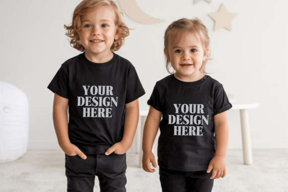 Kids Gildan 5000B Siblings Mockup 11: A Practical Evaluation for Designers