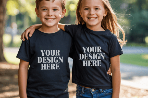 Kids Gildan 5000B Siblings Mockup 25: A Practical Guide to Professional Results