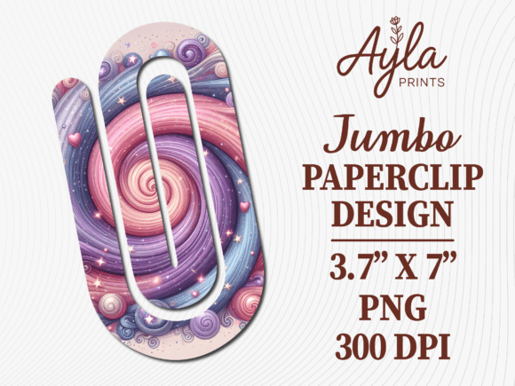 Pink Candy Lollipop Jumbo Paperclip PNG: A Creative Digital Asset for Modern Projects