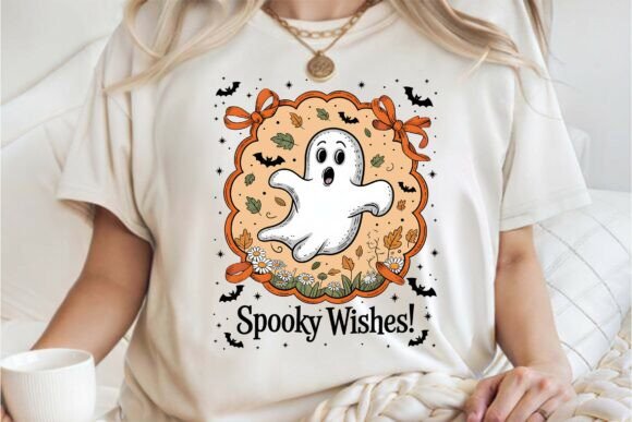 Spooky Wishes, Cute Halloween Ghost PNG: The Ultimate Digital Asset for Creative Projects