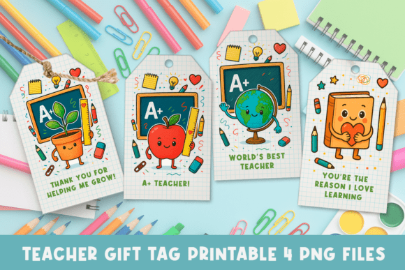 Teacher Gift Tag, Thank You Teacher: Elevating Gratitude Through Design