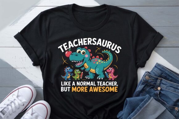 Teachersaurus Like a Normal Teacher PNG: The Ultimate Digital Asset