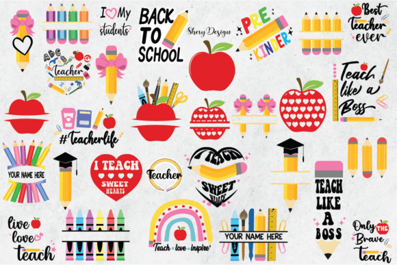 Unlocking Creativity with the 30 Teacher Svg Bundle and Teacher Life Svg